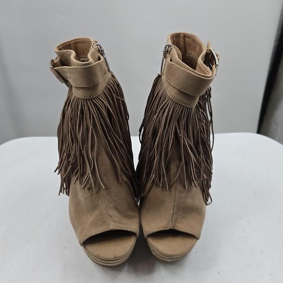 Colin Stuart Shoes Womens Size 8 Fringe - Picture 2 of 9